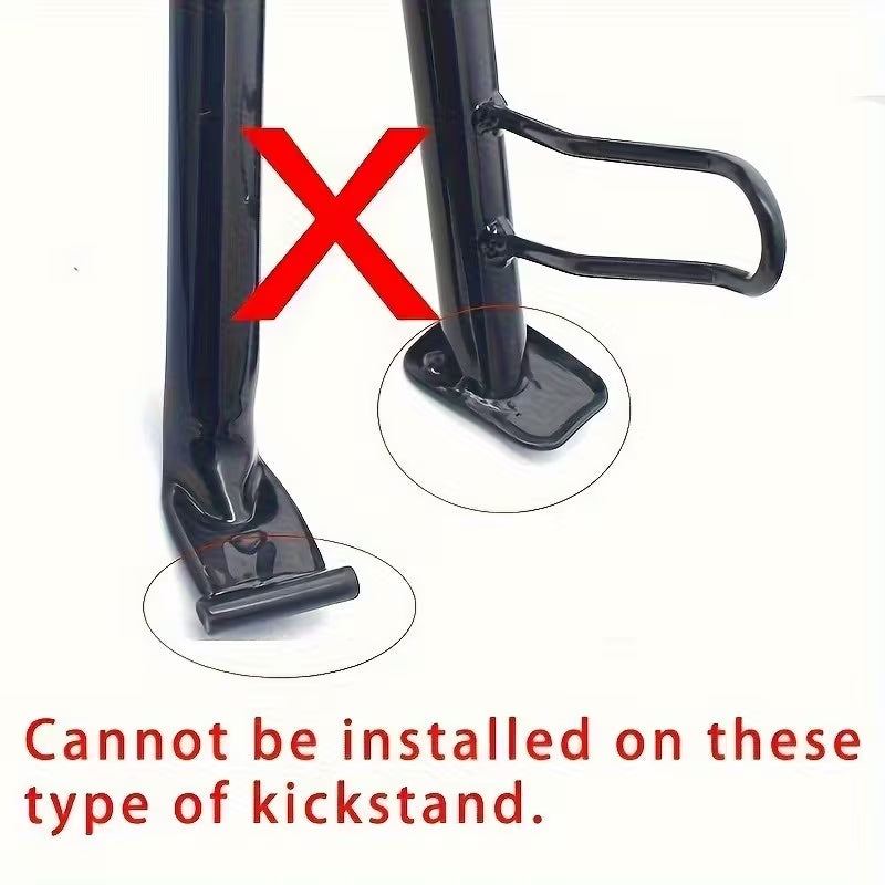 Extensor De Pie Pata Lateral Moto Bicicleta Base Soporte Negro