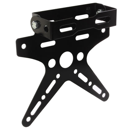 Porta Matricula Moto Rebatible Compacto Perfil Bajo Con Luz