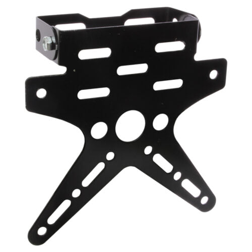 Porta Matricula Moto Rebatible Compacto Perfil Bajo Con Luz