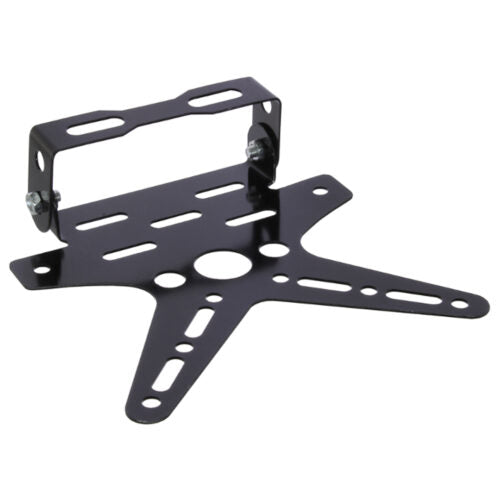 Porta Matricula Moto Rebatible Compacto Perfil Bajo Con Luz