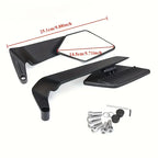 Espejos estilo Alerón Grande de Aluminio universal para naked