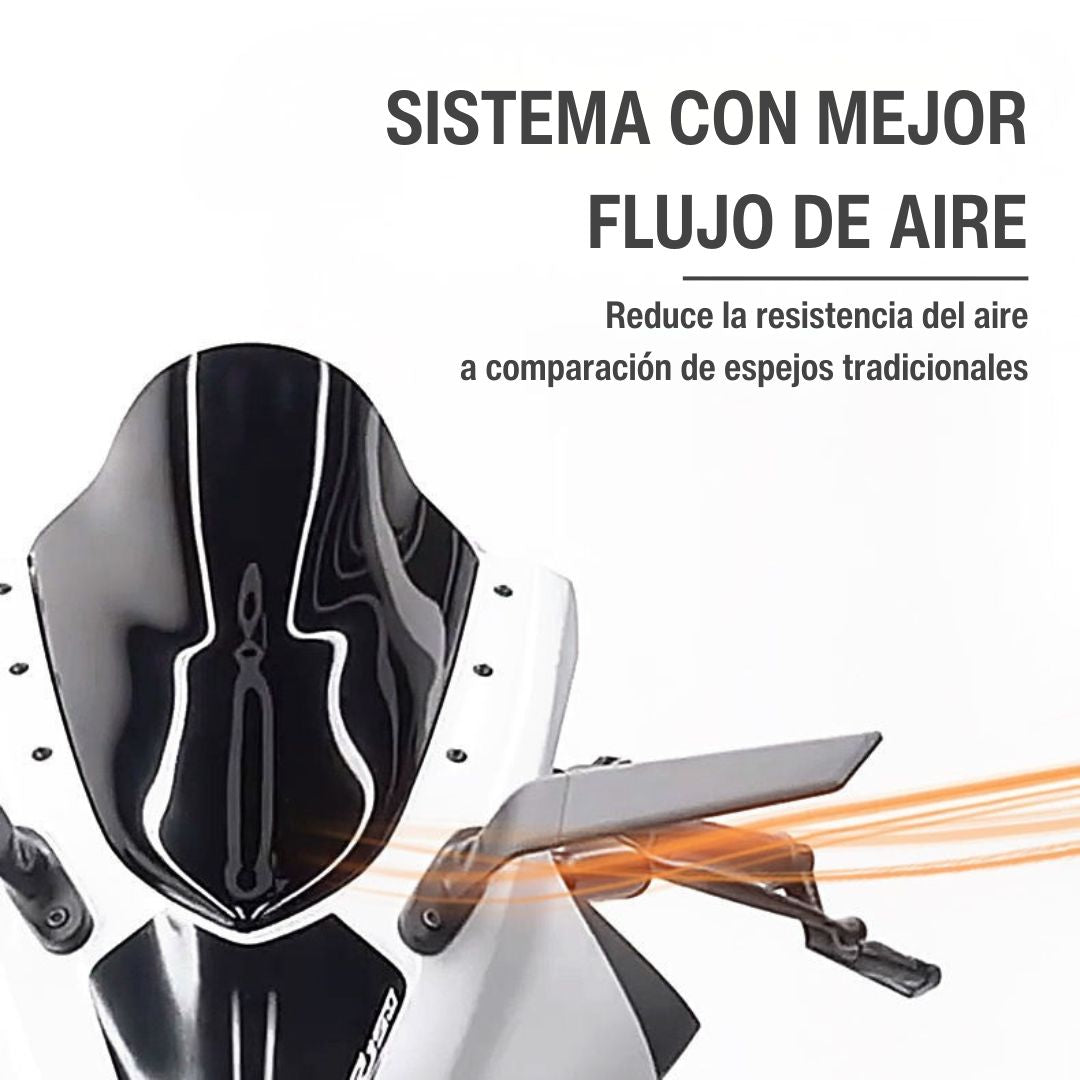 Espejos Alerón Para Motos Deportivas Espejos Gaviota Finos