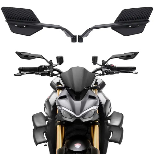 Espejos Moto Tipo Aleron Grande Aluminio Universal
