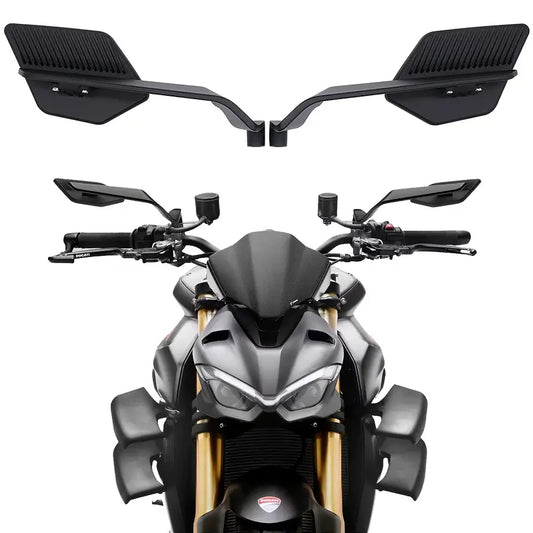 Espejos Moto Tipo Aleron Grande Aluminio Universal