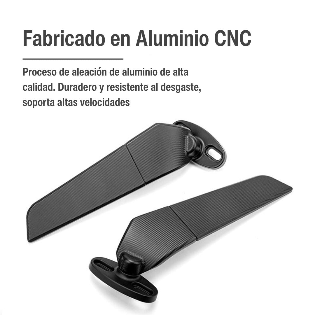 Espejos Alerón Para Motos Deportivas Espejos Gaviota Finos