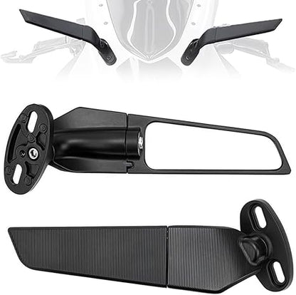 Espejos Alerón Para Motos Deportivas Espejos Gaviota Finos