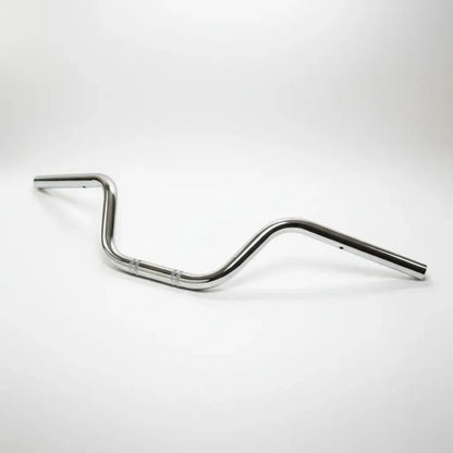 Manillar Para Moto Custom Chopper En Acero Cromado Y Negro