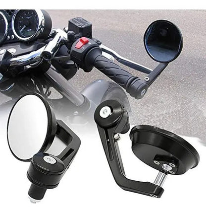 Espejos Retrovisores De Manubrio Para Moto 22 Mm