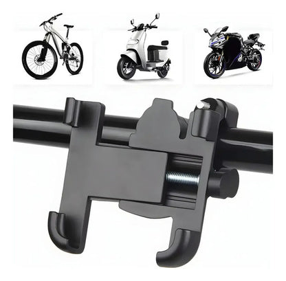 Soporte Celular Moto Universal Manillar Negro Ajustable