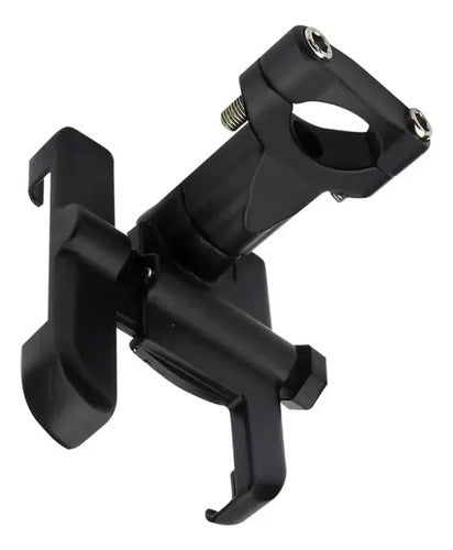 Soporte Celular Moto Universal Manillar Negro Ajustable