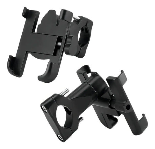 Soporte Celular Moto Universal Manillar Negro Ajustable