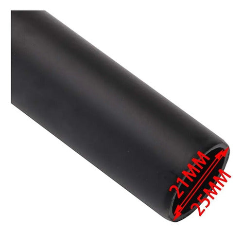 Manillar Café Racer Universal 7/8 22mm Recto Negro