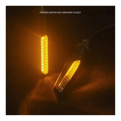 Señaleros LED Finos Universales 12V Para Moto