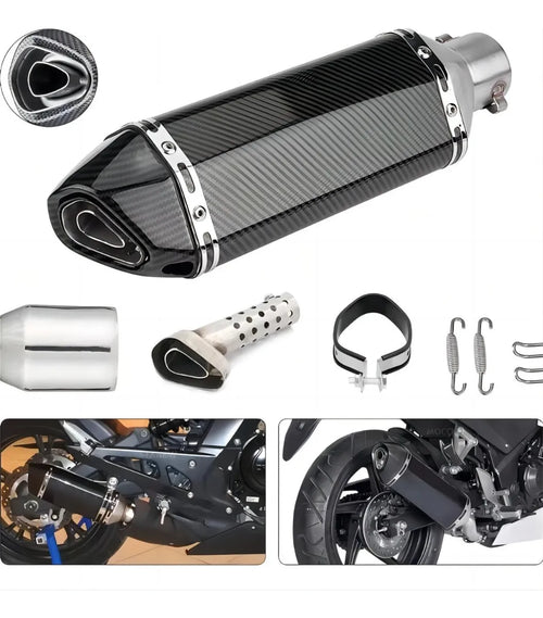 Escape tipo Akrapovic 51mm Universal Moto
