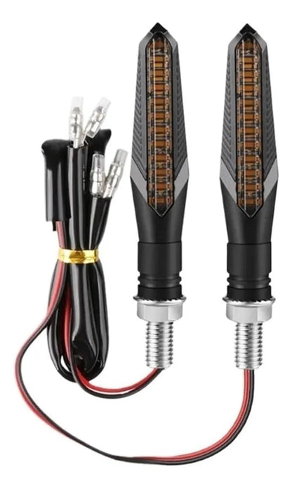 Señaleros LED Finos Universales 12V Para Moto