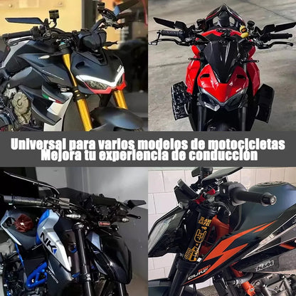 Espejos Moto Tipo Alerón Finos Universales Naked Y Otras