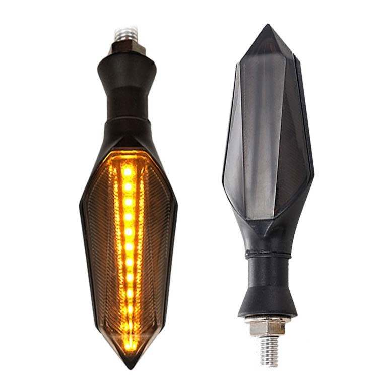 Señaleros Led Secuenciales Luz Amarilla Universales Moto Amarillo