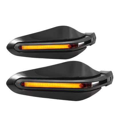 Guardamanos Moto Con Señalero LED Integrado Negro