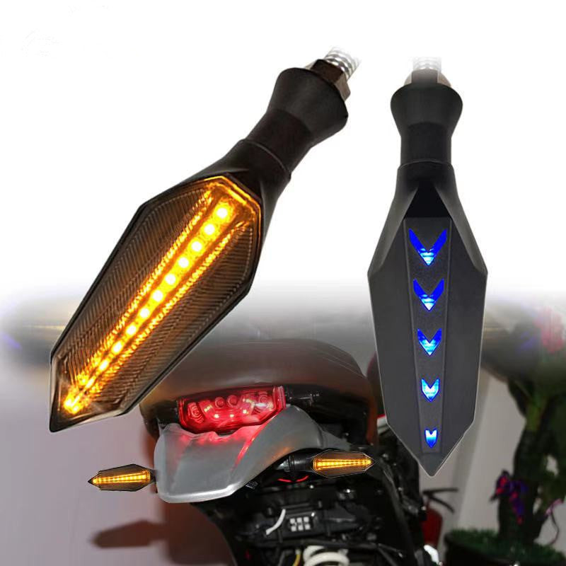 Señaleros Led Secuenciales Luz Amarilla Universales Moto Amarillo
