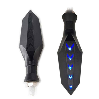 Señaleros Led Secuenciales Luz Amarilla Universales Moto Amarillo