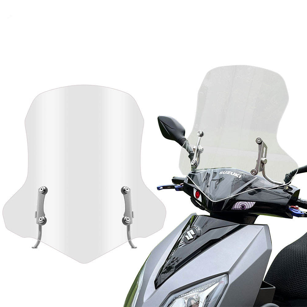 Parabrisas Universal Para Moto Pollerita 45cm
